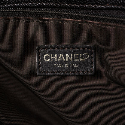 Chanel Calfskin Cerf Executive Shopper Tote Brown 7 of 19