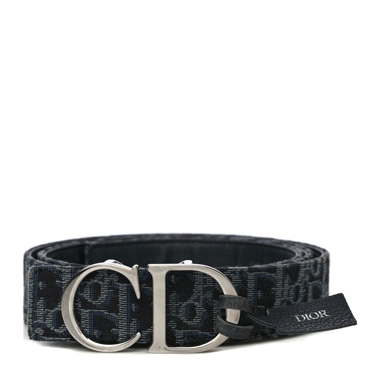 Christian Dior Oblique 35mm Belt 110 Blue Multi 2 of 7
