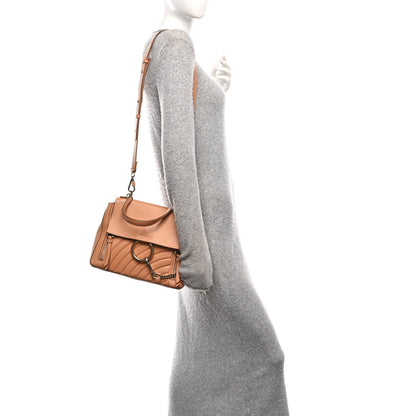 Chloe Smooth Calfskin Quilted Small Faye Day Shoulder Bag Blushy Pink 2 of 10