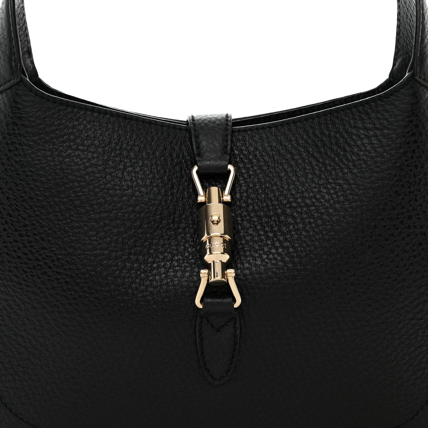 Calfskin Small Jackie O Hobo Black