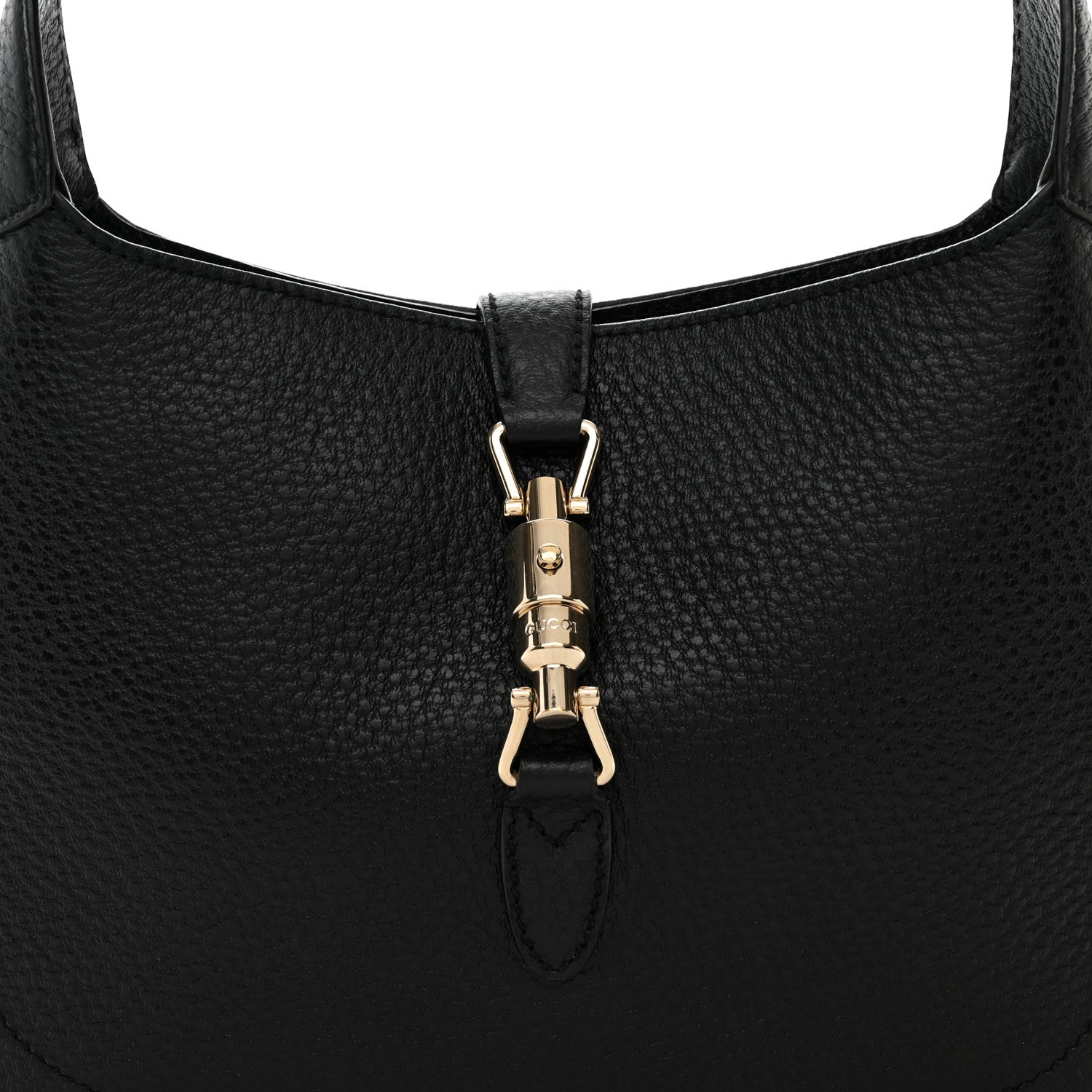Gucci Calfskin Small Jackie O Hobo Black 8 of 10