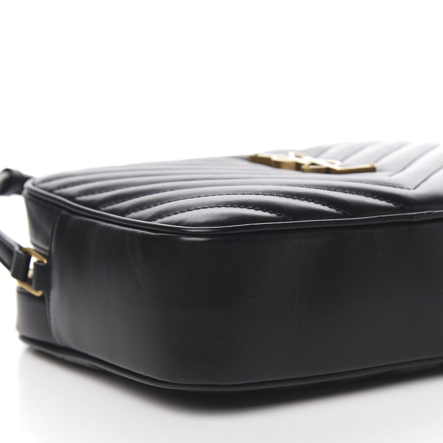 Calfskin Matelasse Monogram Lou Camera Bag Black
