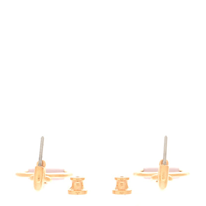Hermes Swift Small Heritage Equestre Etrier Earrings Mauve Pale 3 of 5