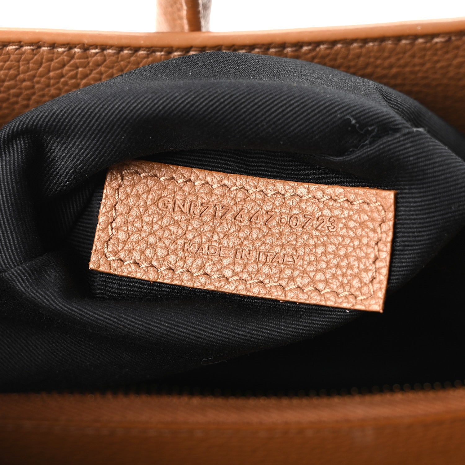 Saint Laurent Grained Calfskin Small Supple Sac De Jour Cinnamon 7 of 10
