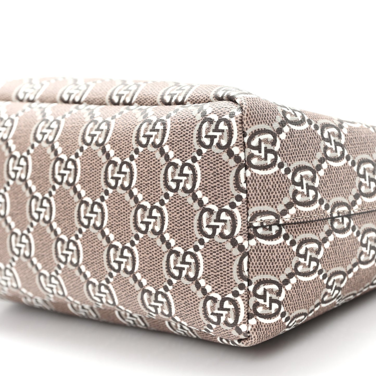 GG Shadow Monogram Super Mini Ophidia Shoulder Bag Taupe