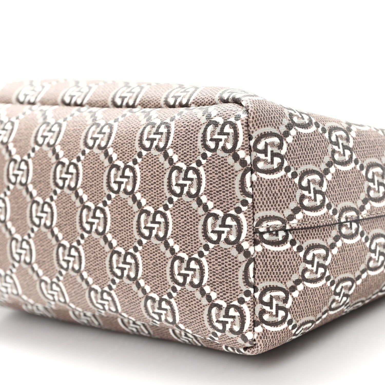 Gucci GG Shadow Monogram Super Mini Ophidia Shoulder Bag Taupe 9 of 9