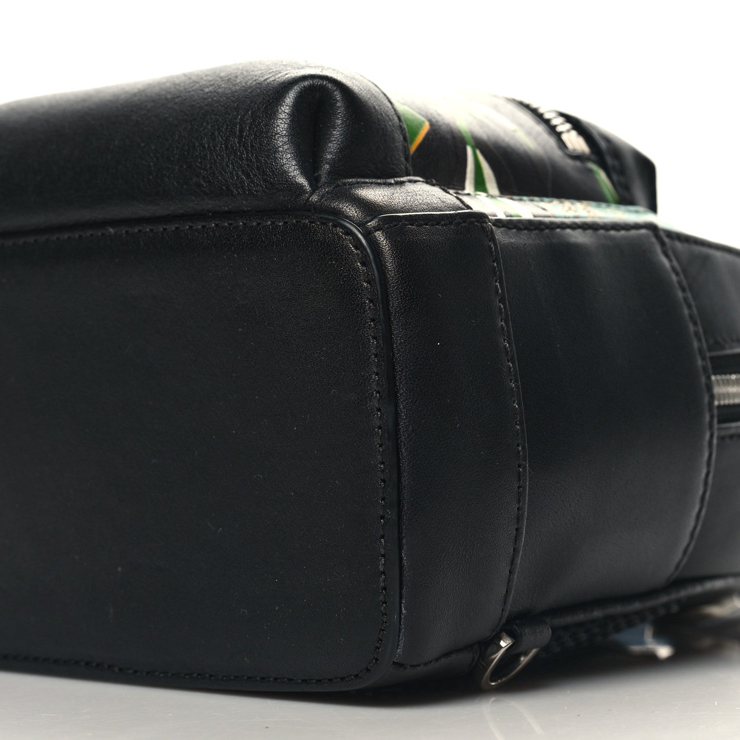 MCM Calfskin Pop Rabbit Mini Backpack Black 9 of 10