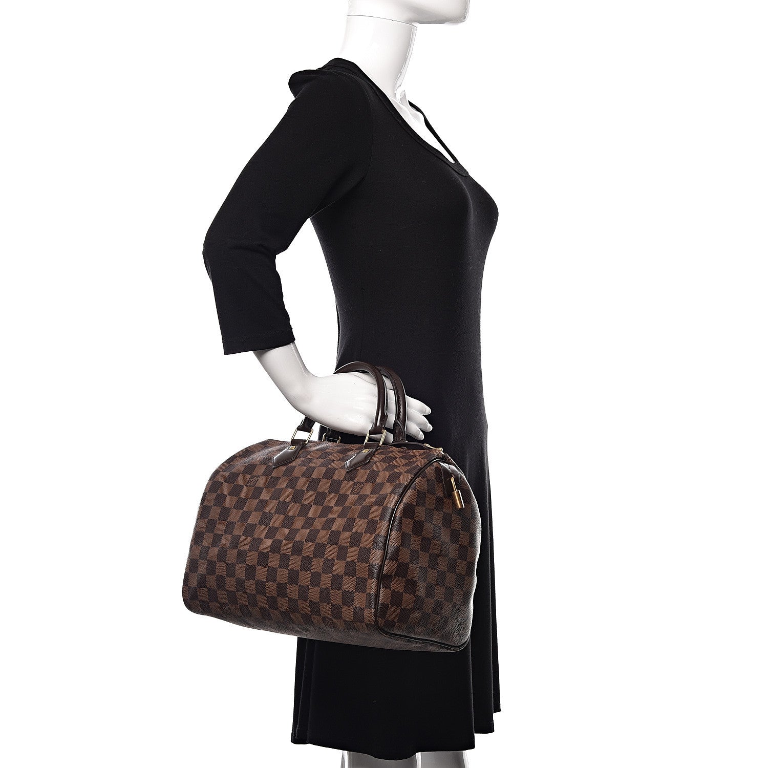 Louis Vuitton Damier Ebene Speedy 30 2 of 9