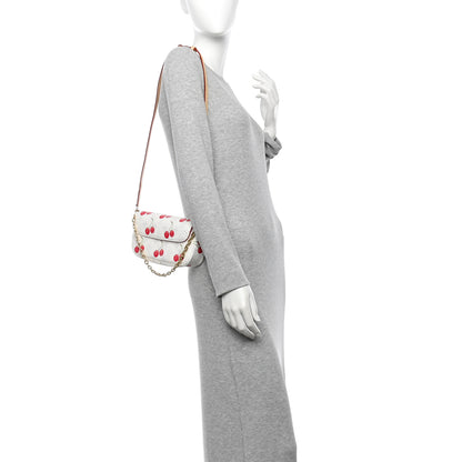 Louis Vuitton LV X TM Monogram Cerises Ivy Wallet On Chain White 3 of 20