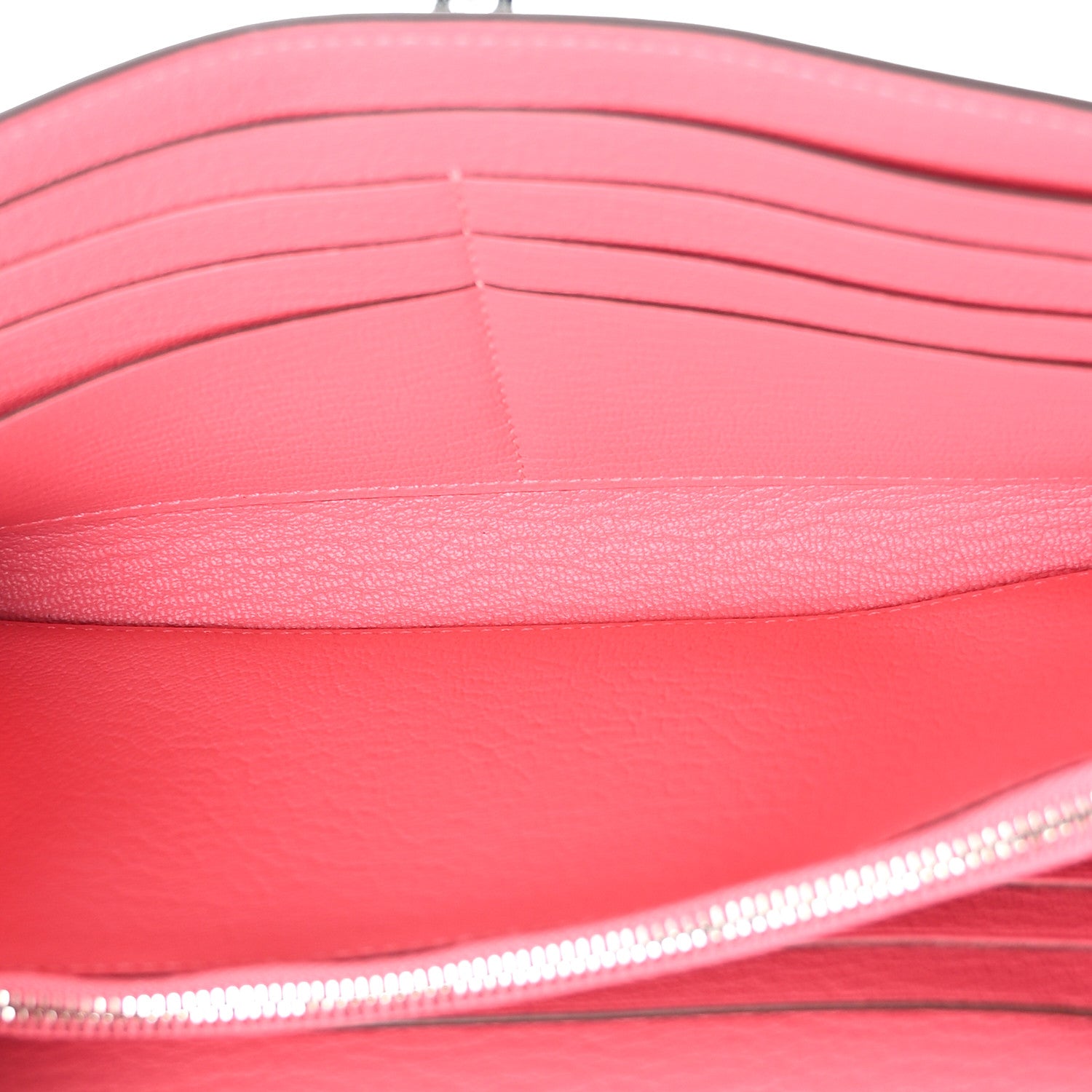 Hermes Chevre Mysore Kelly Longue Wallet Rose Azalee 5 of 8