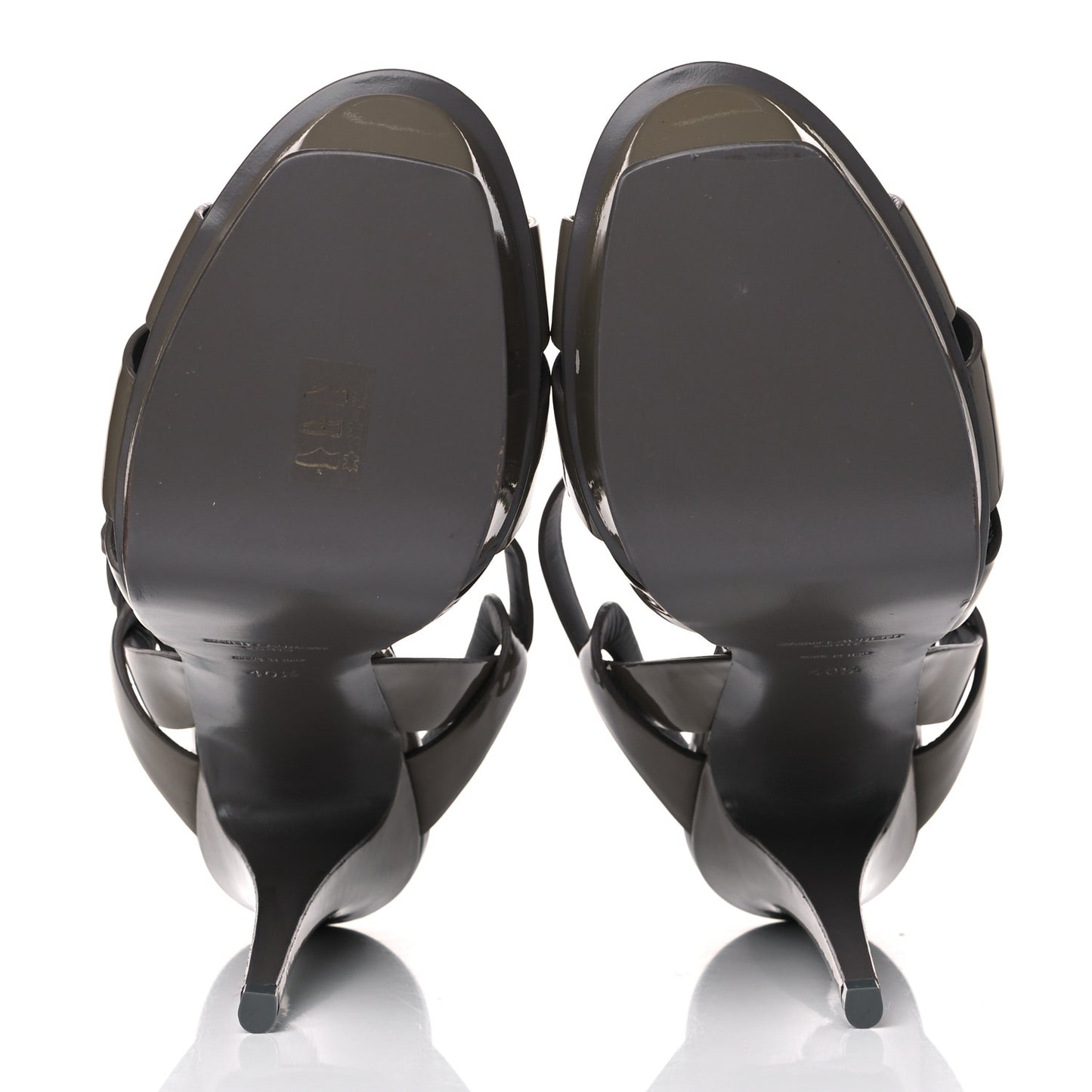 Patent Tribute 105 Platform Sandals 40.5 Fog