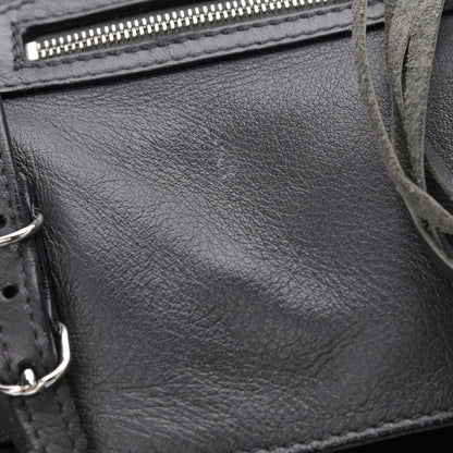 Balenciaga Veau Papier A4 Zip Around Tote Black Gris Fossile 12 of 12