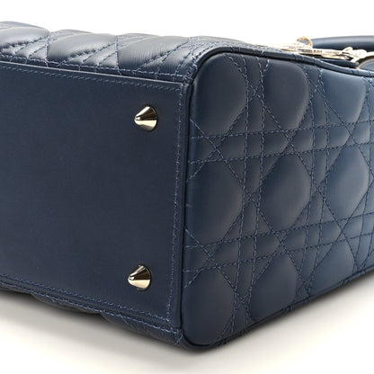 Christian Dior Lambskin Cannage Gradient Medium Lady Dior Blue 8 of 9