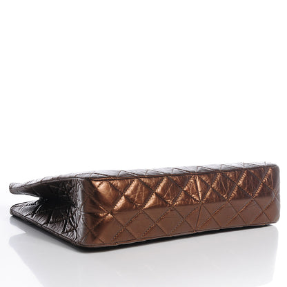 Chanel Aged Calfskin Reissue 2.55 Tote Bronze 4 of 8