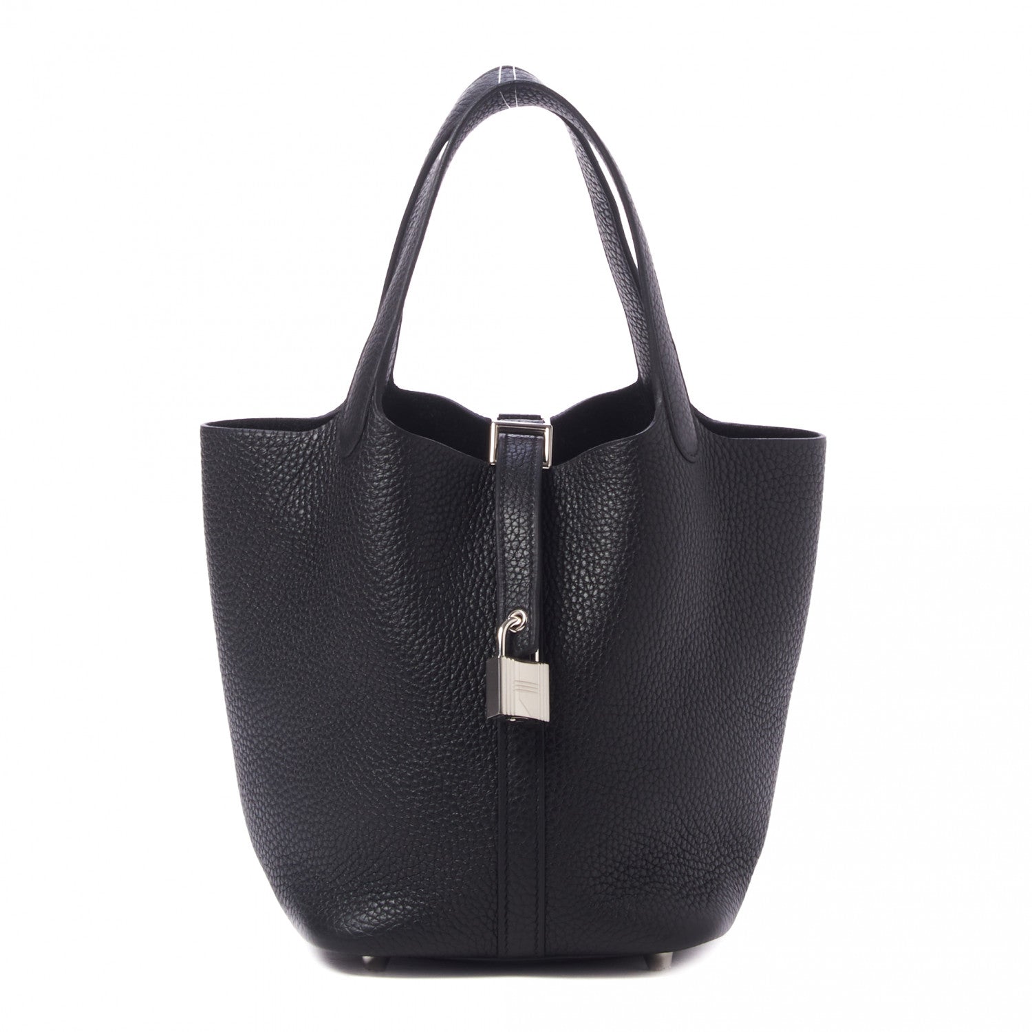 Hermes Taurillon Clemence Picotin Lock 18 PM Black 1 of 9