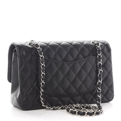 Chanel Caviar Quilted Medium Double Flap Black 3 of 9