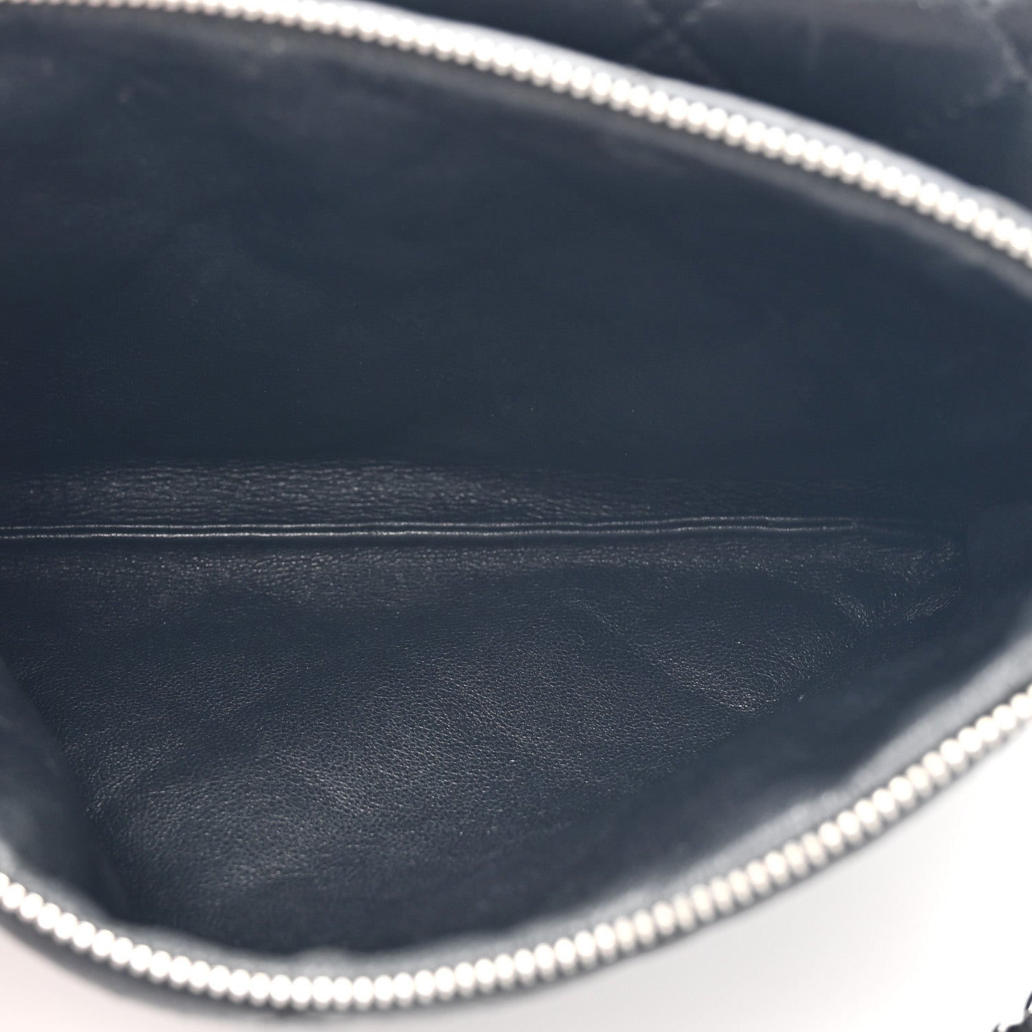 Chanel Lambskin Quilted Mineral Nights Flap Wristlet Black 5 of 12