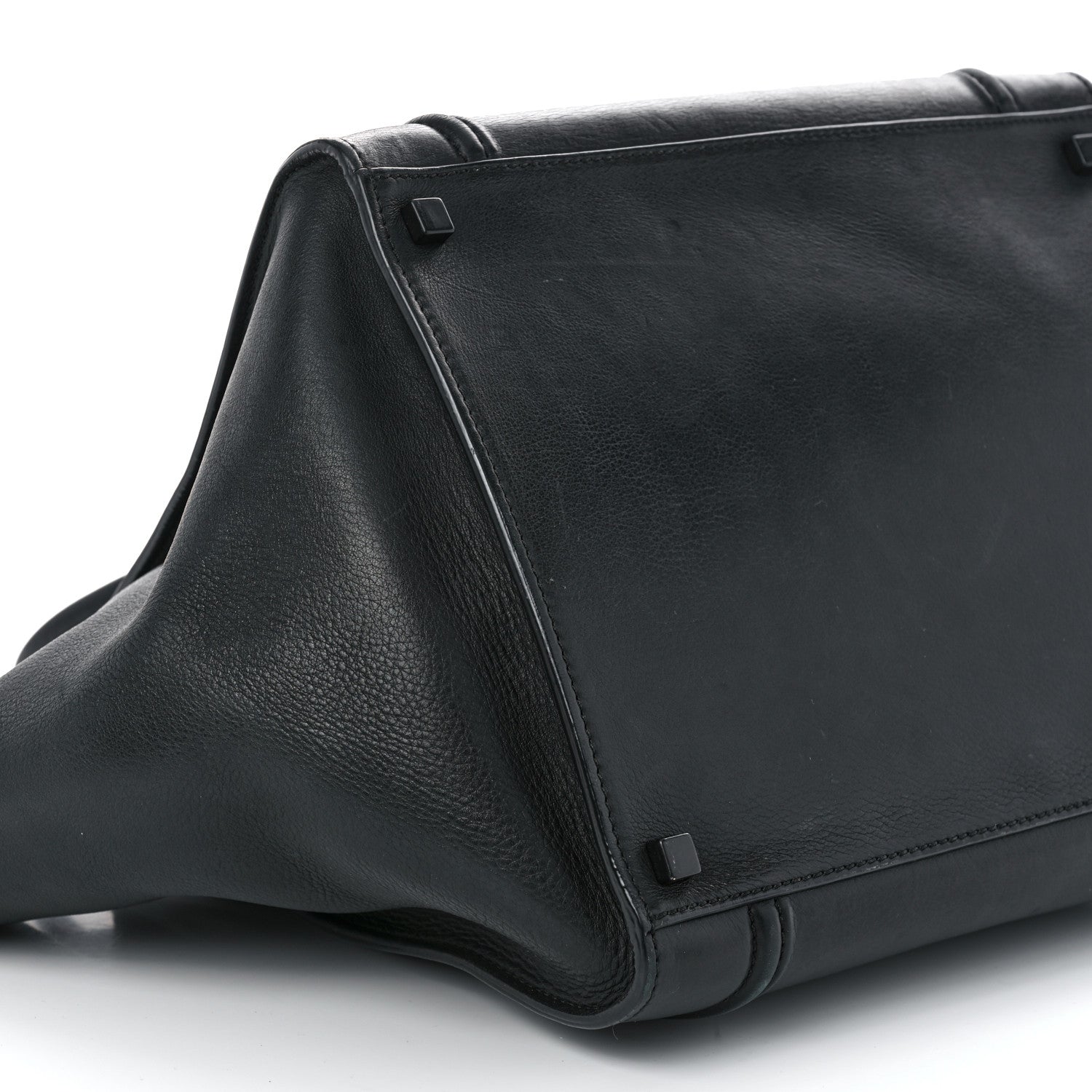 Celine Supple Calfskin Medium Phantom Luggage Black 9 of 15