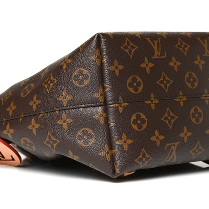 Gucci Monogram Selleria Calfskin Vintage Web Medium Boston Beige Blue 22 of 28