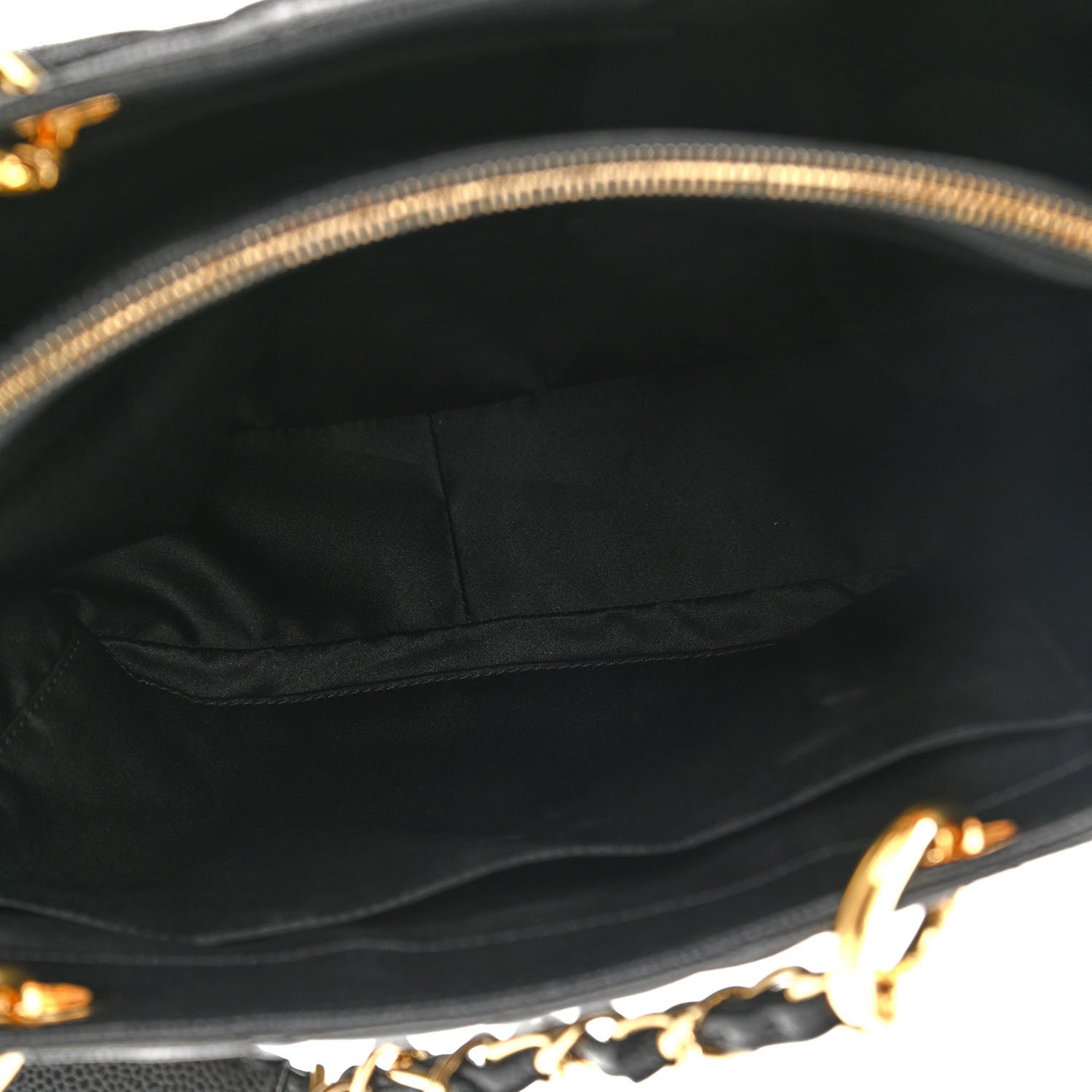 Chanel Caviar Quilted Grand Shopping Tote GST Black 6 of 11