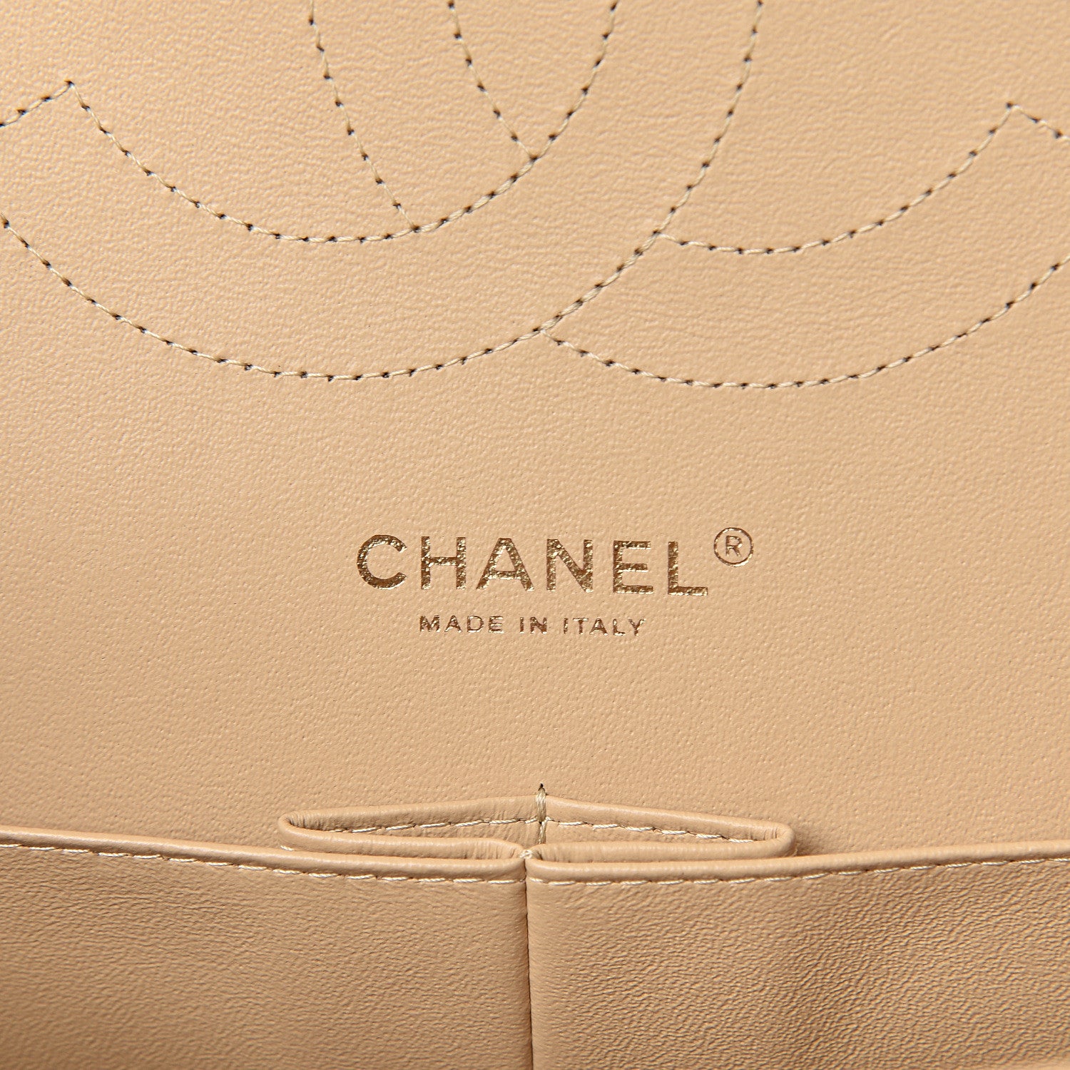 Chanel Caviar Quilted Jumbo Double Flap Light Beige 5 of 10