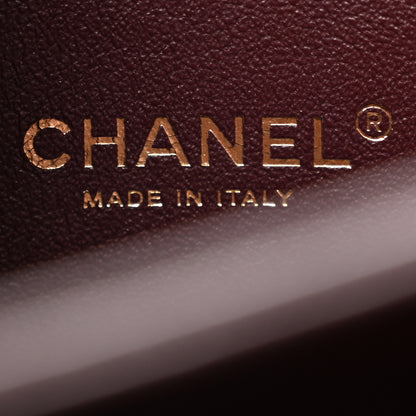 Chanel Sheepskin Quilted Large Beauty Lock Flap Black 6 of 16