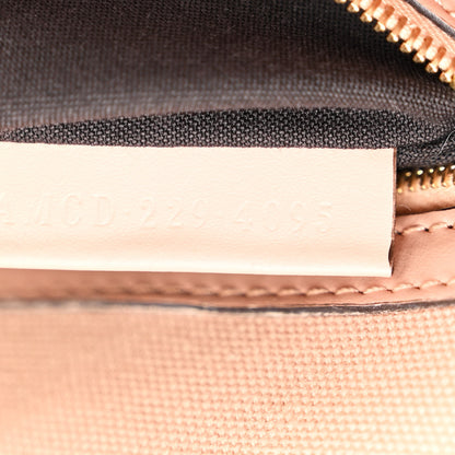 Fendi Canvas Vitello King Extra Strap FF Embroidered Baguette Baby Pink 7 of 12