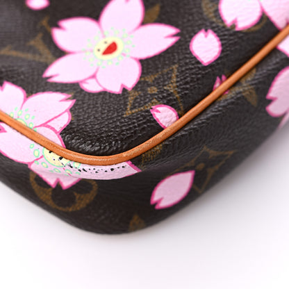 Louis Vuitton Monogram Cherry Blossom Pochette Accessories Brown 9 of 14