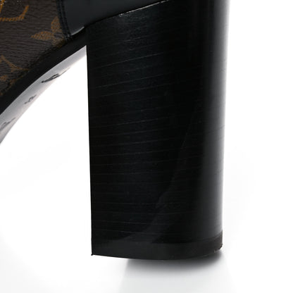 Louis Vuitton Patent Calfskin Monogram Star Trail Ankle Boots 39 Black 9 of 11