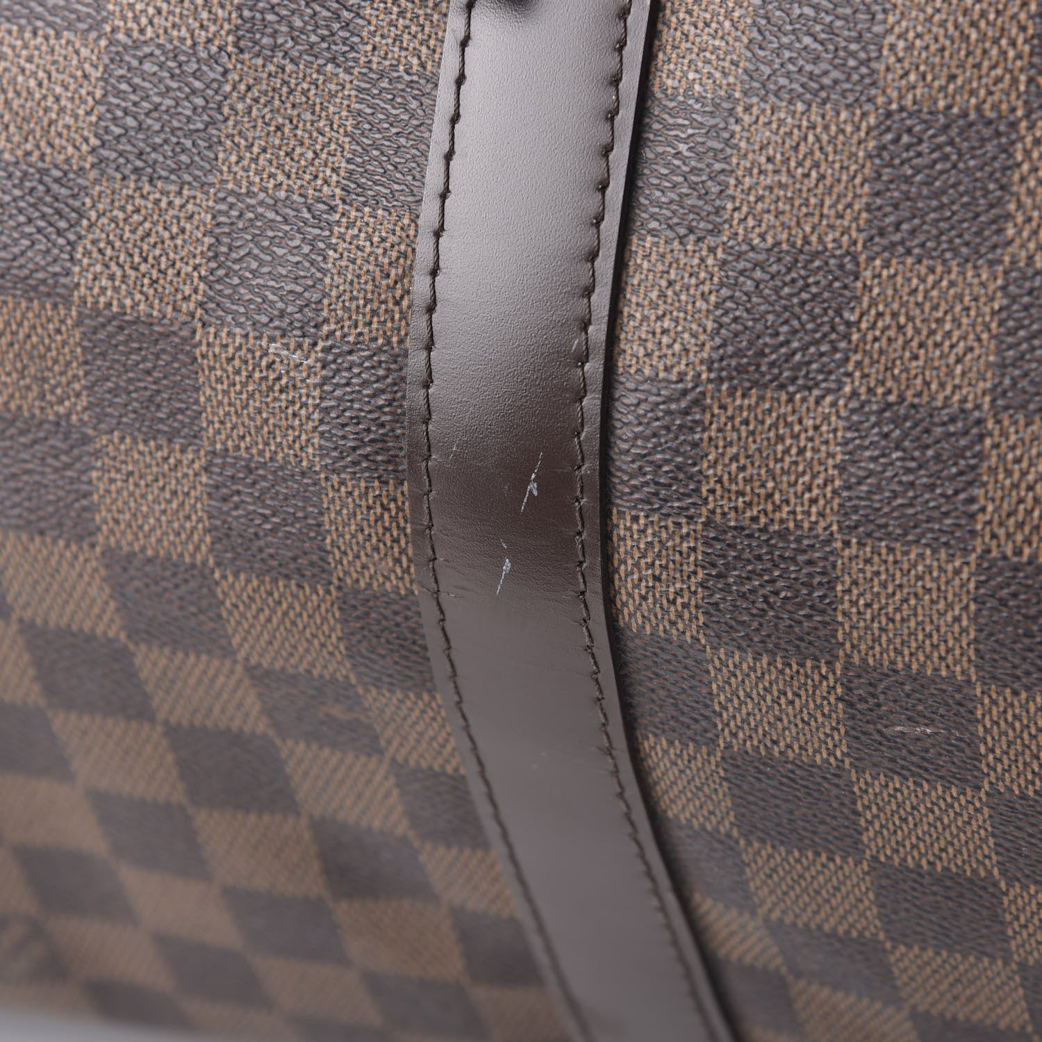 Louis Vuitton Damier Ebene Keepall Bandouliere 55 11 of 19