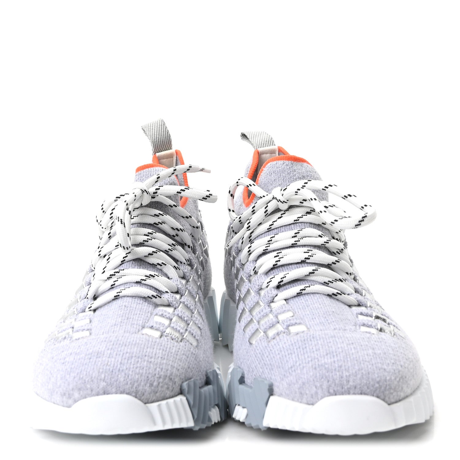 Hermes Technical Canvas Womens Flex Slip-On Sneaker 36 Gris Silex 3 of 10