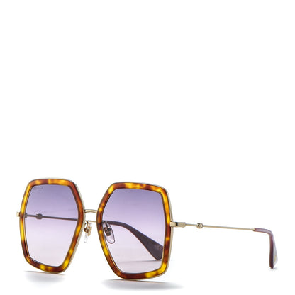 Gucci Square Frame GG0106S Sunglasses Tortoise 1 of 7