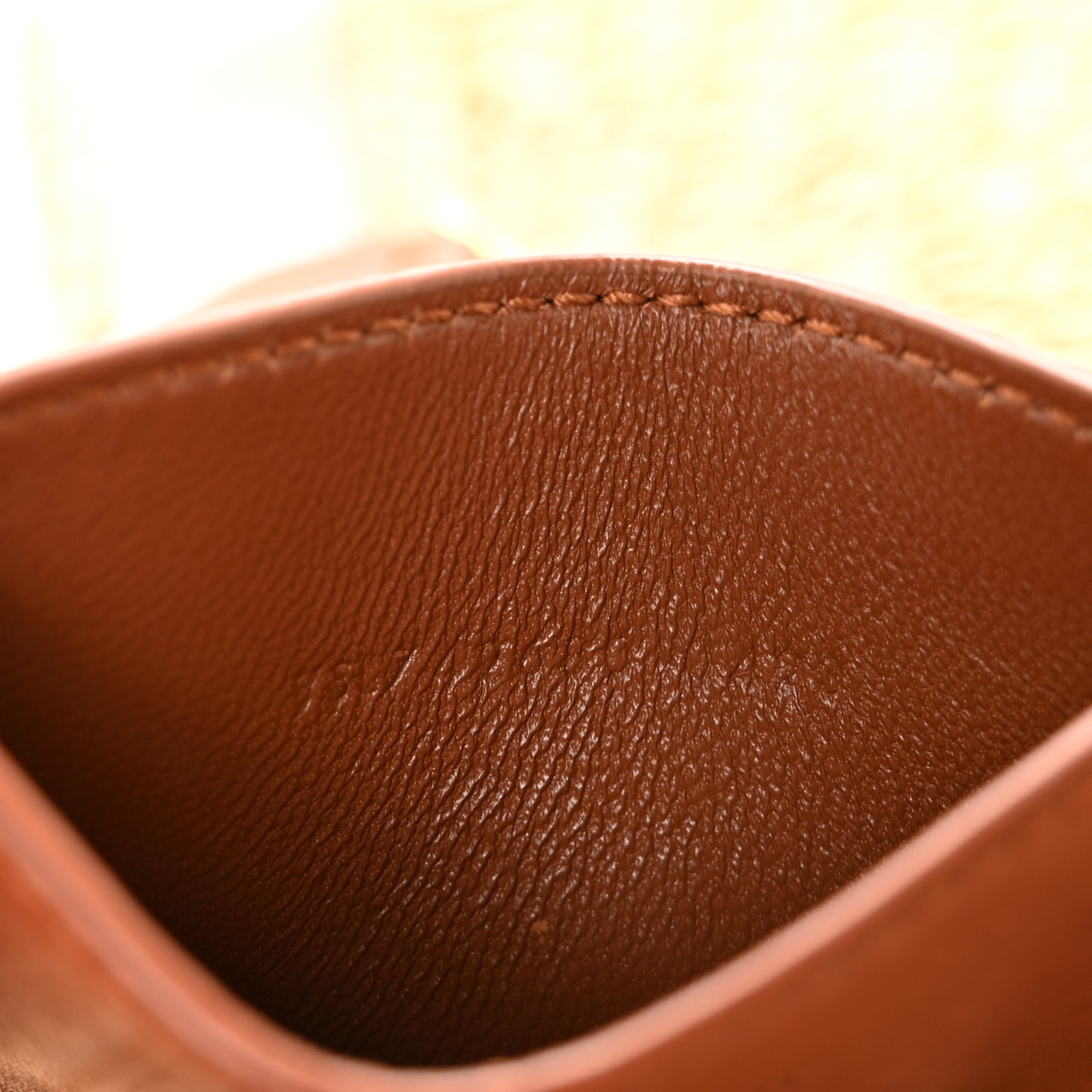 Raffia Calfskin Le 5 A 7 Mini Hobo Natural Brick