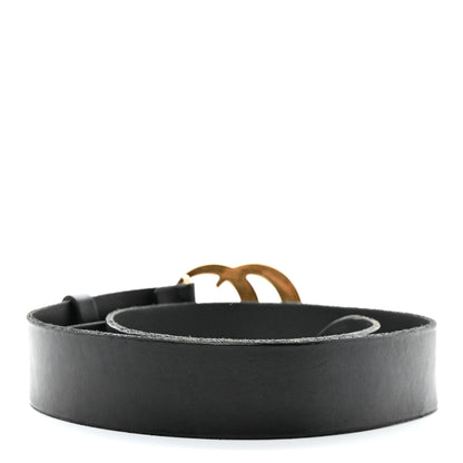 Gucci Textured Calfskin Double G 40mm Belt 105 42 Black 2 of 10