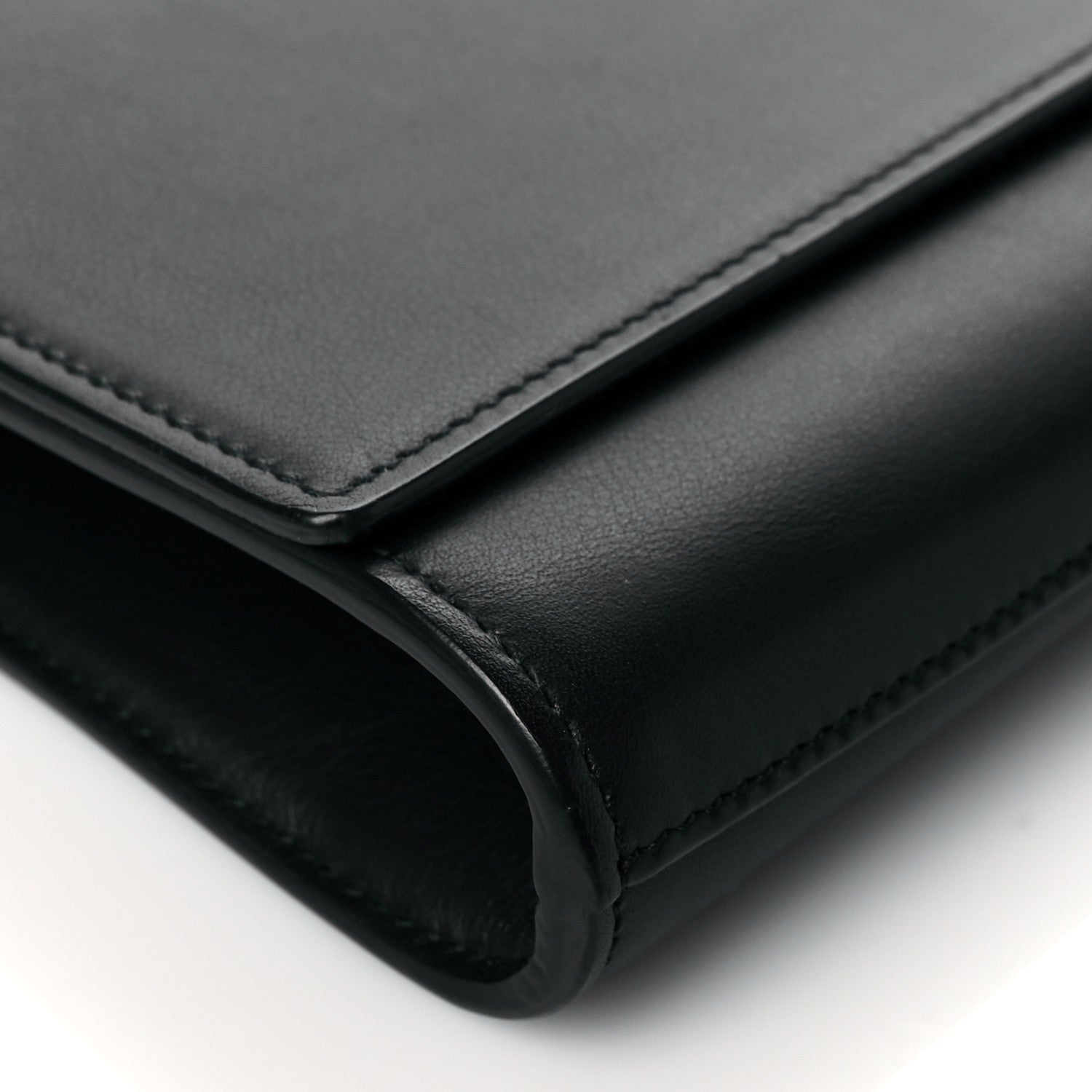 Saint Laurent Calfskin Classic Y Ligne Clutch Black 9 of 10