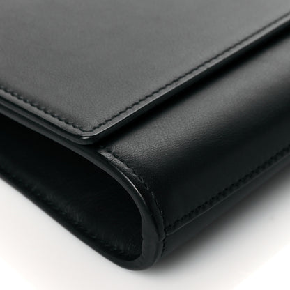 Saint Laurent Calfskin Classic Y Ligne Clutch Black 9 of 10