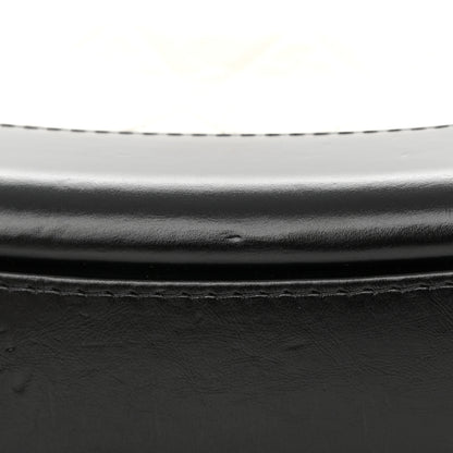 Chanel Aged Calfskin Quilted Small Gabrielle Hobo Black White 14 of 19