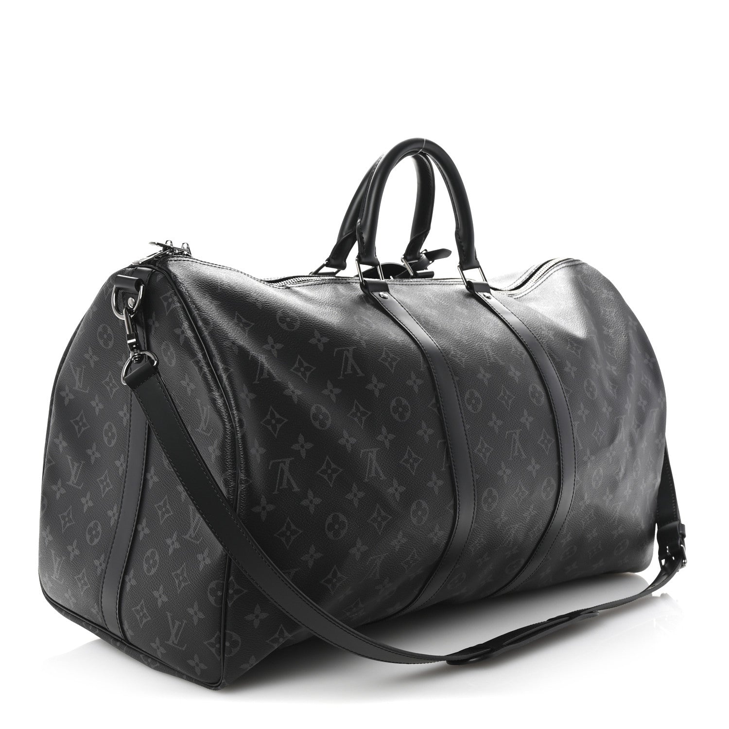 Louis Vuitton Monogram Eclipse Keepall Bandouliere 55 2 of 8