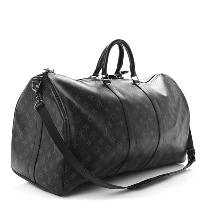 Louis Vuitton Monogram Eclipse Keepall Bandouliere 55 2 of 8