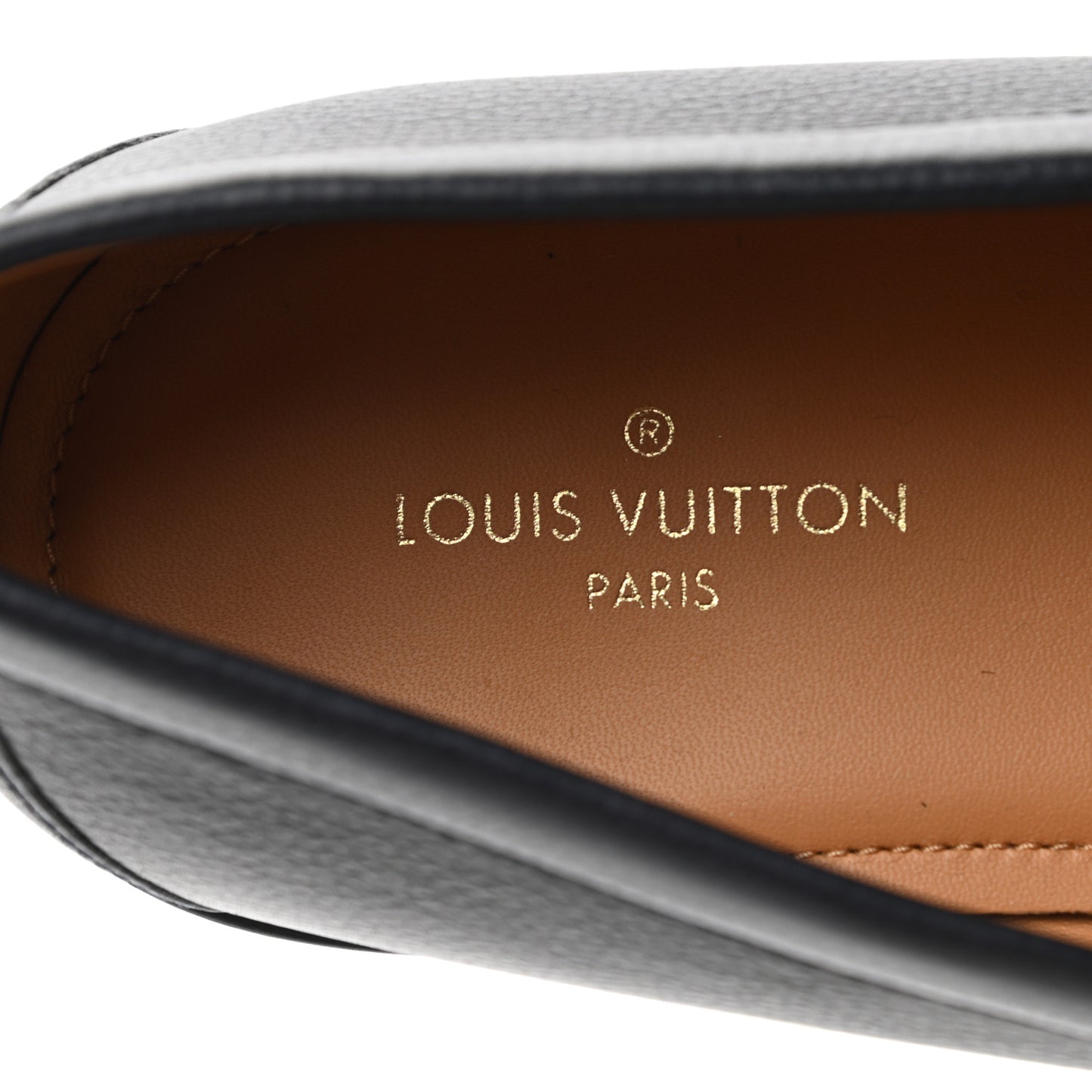 Calfskin Mens Loafers 8 Black
