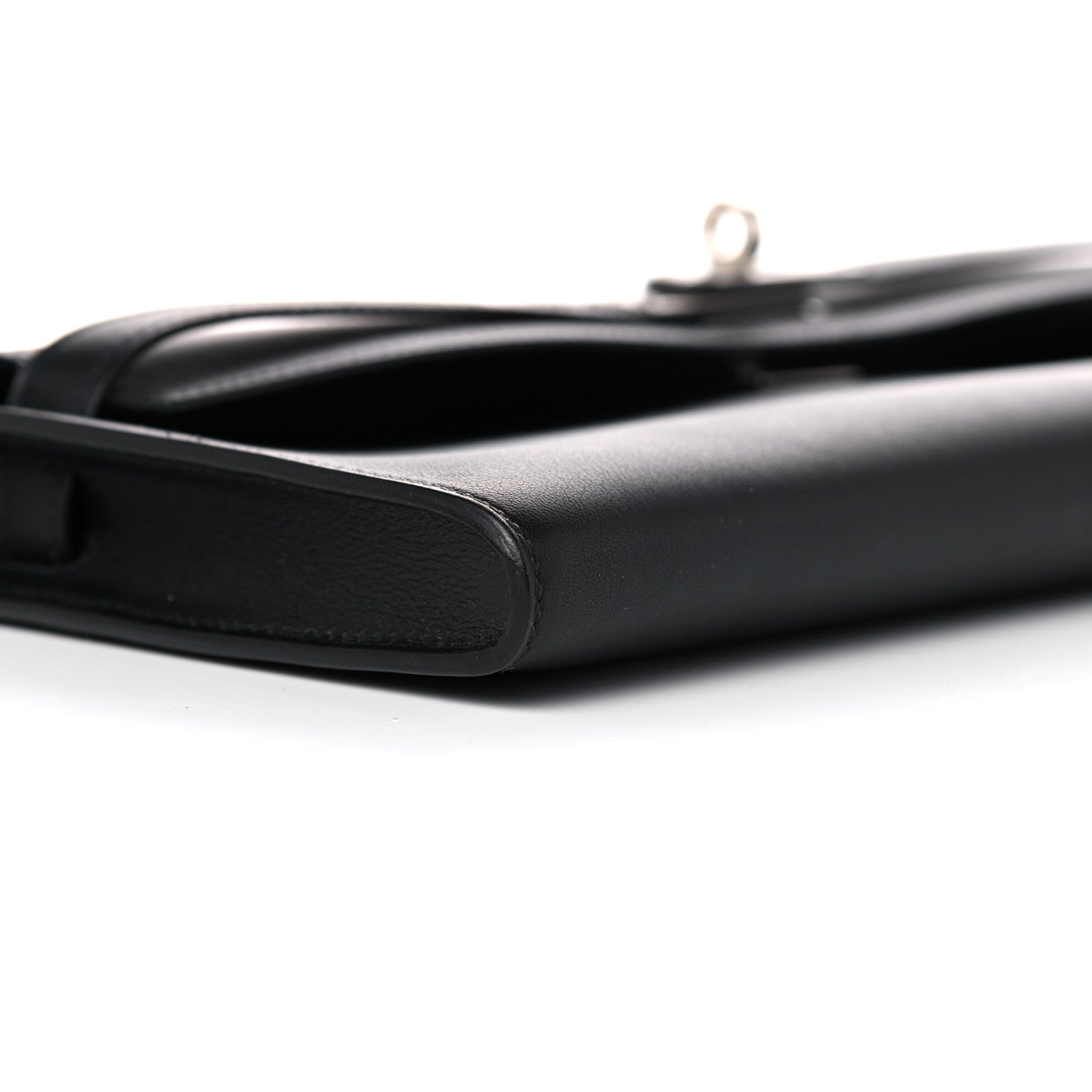 Hermes Swift Kelly Cut Clutch Pochette Black 7 of 11