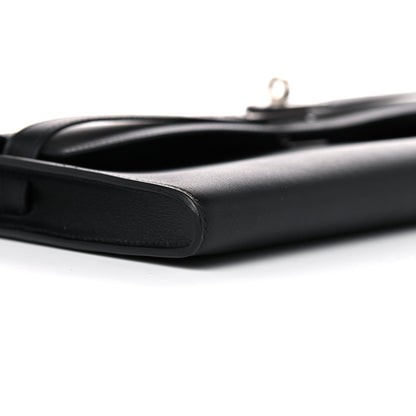 Hermes Swift Kelly Cut Clutch Pochette Black 7 of 11