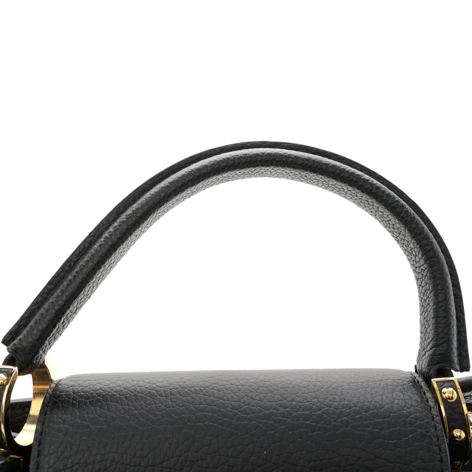 Louis Vuitton Hanami Taurillon Capucines PM Black Multicolor 10 of 10