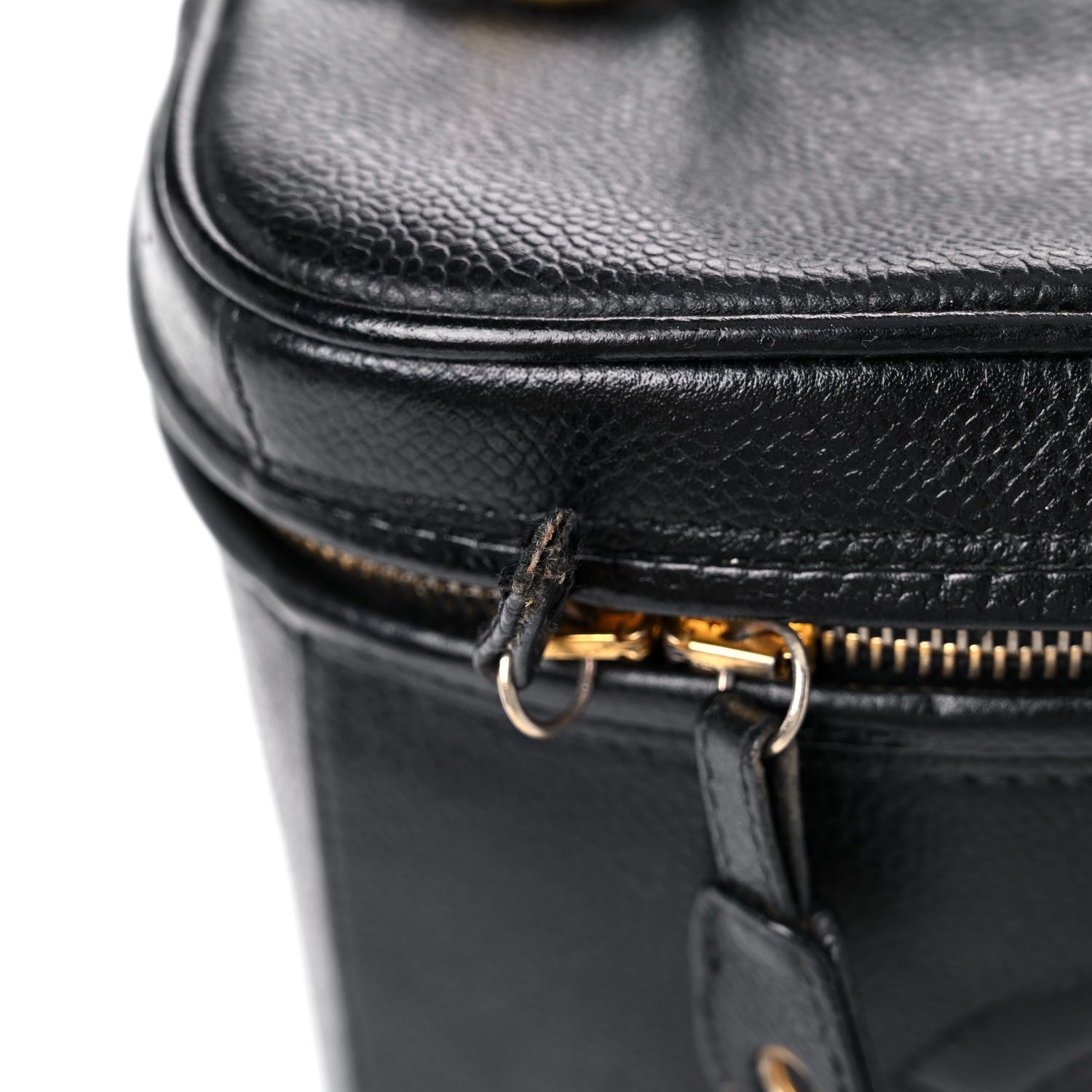 Chanel Caviar CC Vanity Train Case Black 27 of 27