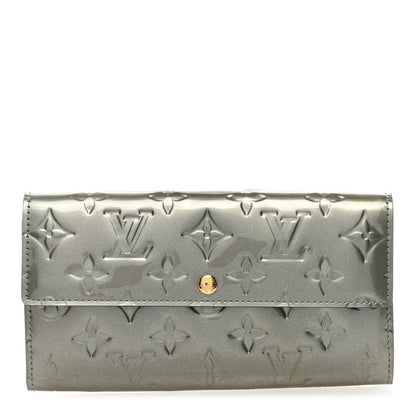Louis Vuitton Vernis Sarah Wallet Gris Art Deco 1 of 6