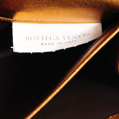 Bottega Veneta Metallic Nappa Ayers Intrecciato Continental Wallet Oro Bruciato 7 of 9
