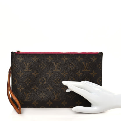 Louis Vuitton Monogram Neverfull MM GM Pochette Pivoine 2 of 7