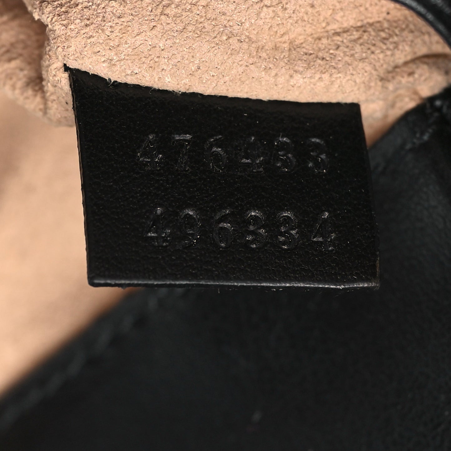 Calfskin Matelasse Super Mini GG Marmont Shoulder Bag Black