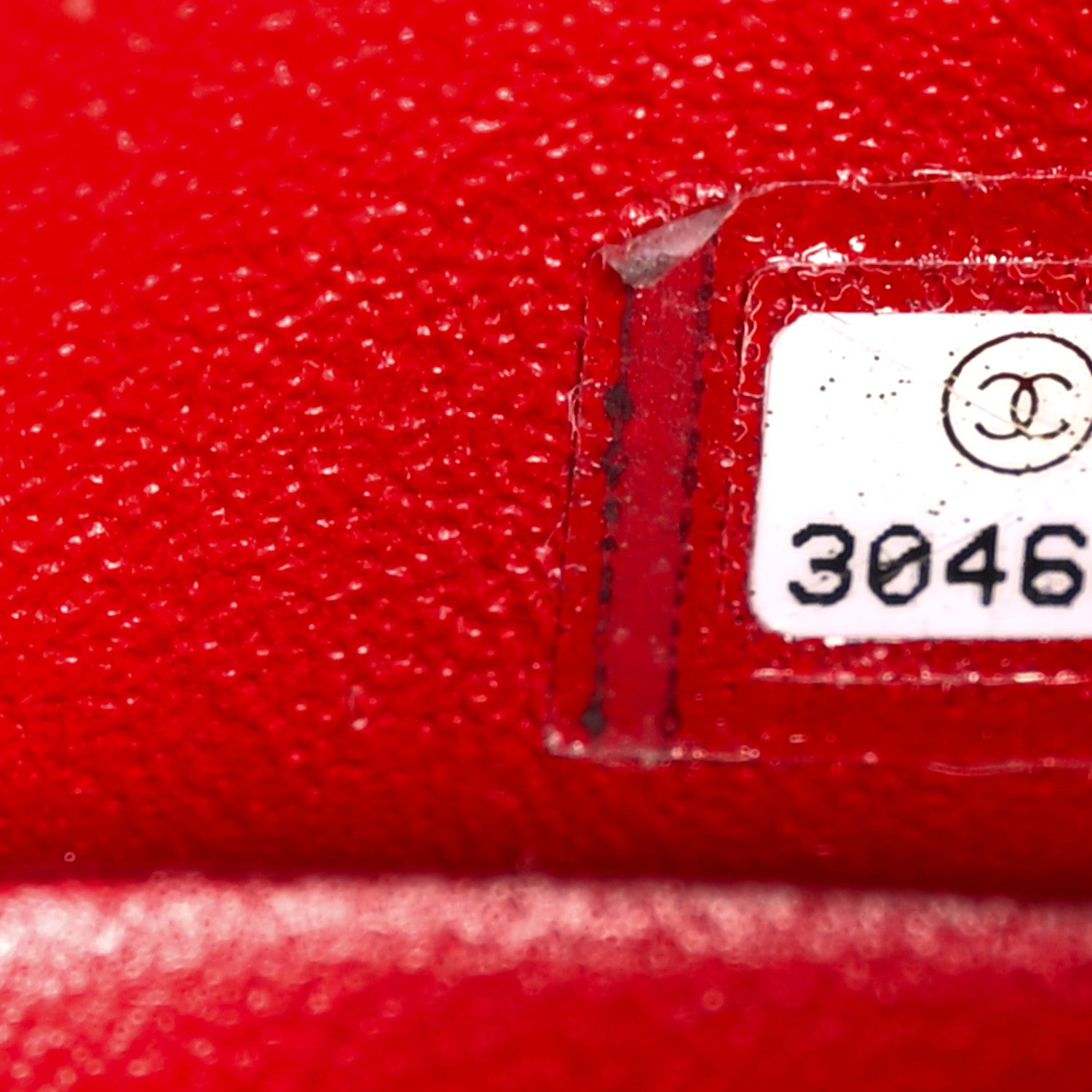 Chanel Lambskin Quilted Mini Rectangular Flap Red 8 of 11