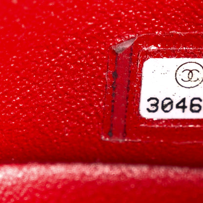 Chanel Lambskin Quilted Mini Rectangular Flap Red 8 of 11